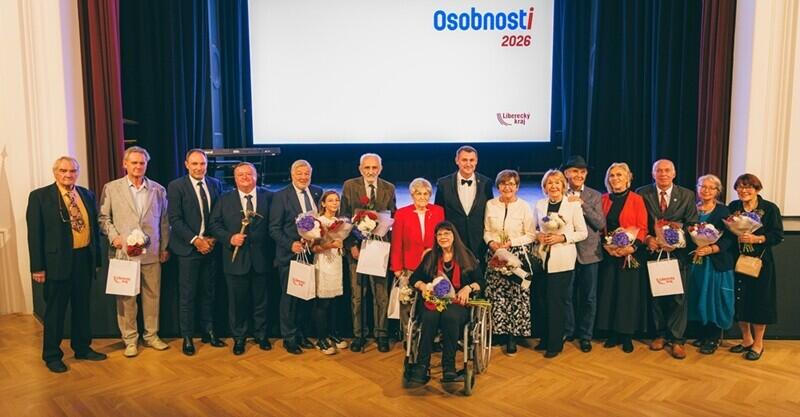Ocenění s hejtmanem. Pro něj to byl poslední ročník Poct. Foto: LK